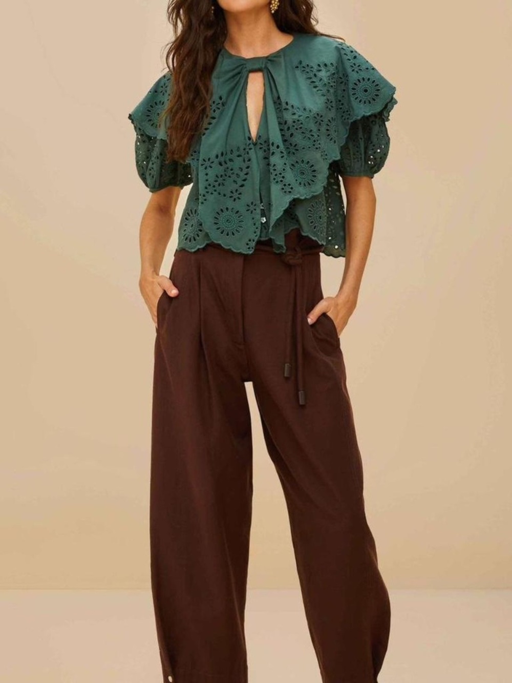 FARM Rio Women's Green Blouse